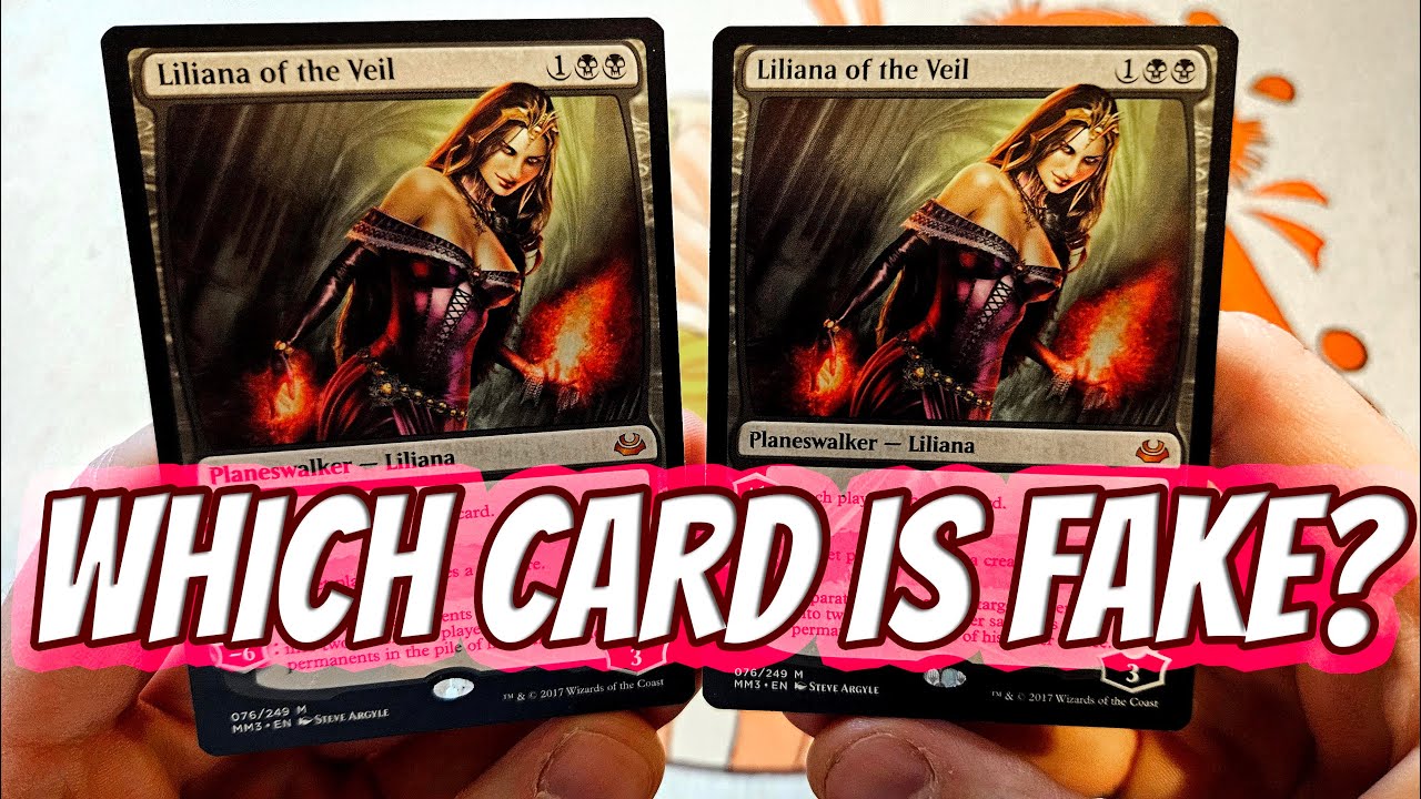 Как определить, является ли карта Magic the Gathering поддельной