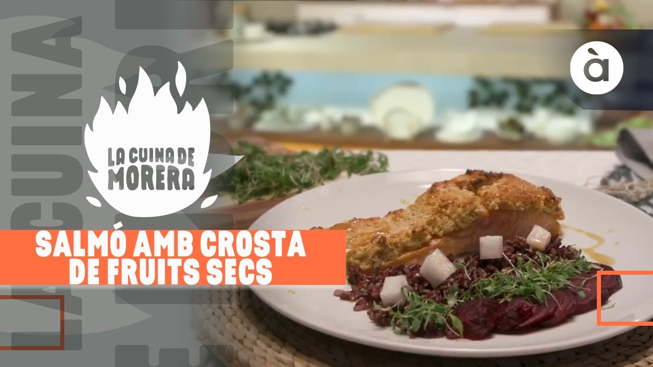 🍳 La cuina de Morera | Salmó amb crosta de fruïts secs