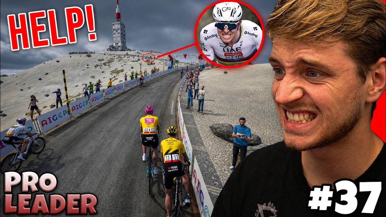 Погачар показывает СВЕРХЧЕЛОВЕЧЕСКУЮ форму на Мон-Ванту!!! &mdash; Pro Leader №37 | Игра Tour De France...
