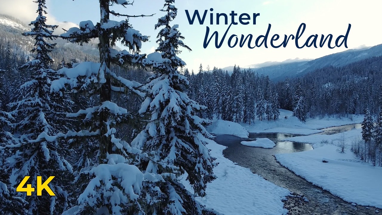 Scenic Pacific Northwest Winter Drone Footage (4K) | Where’s Wiseman Week