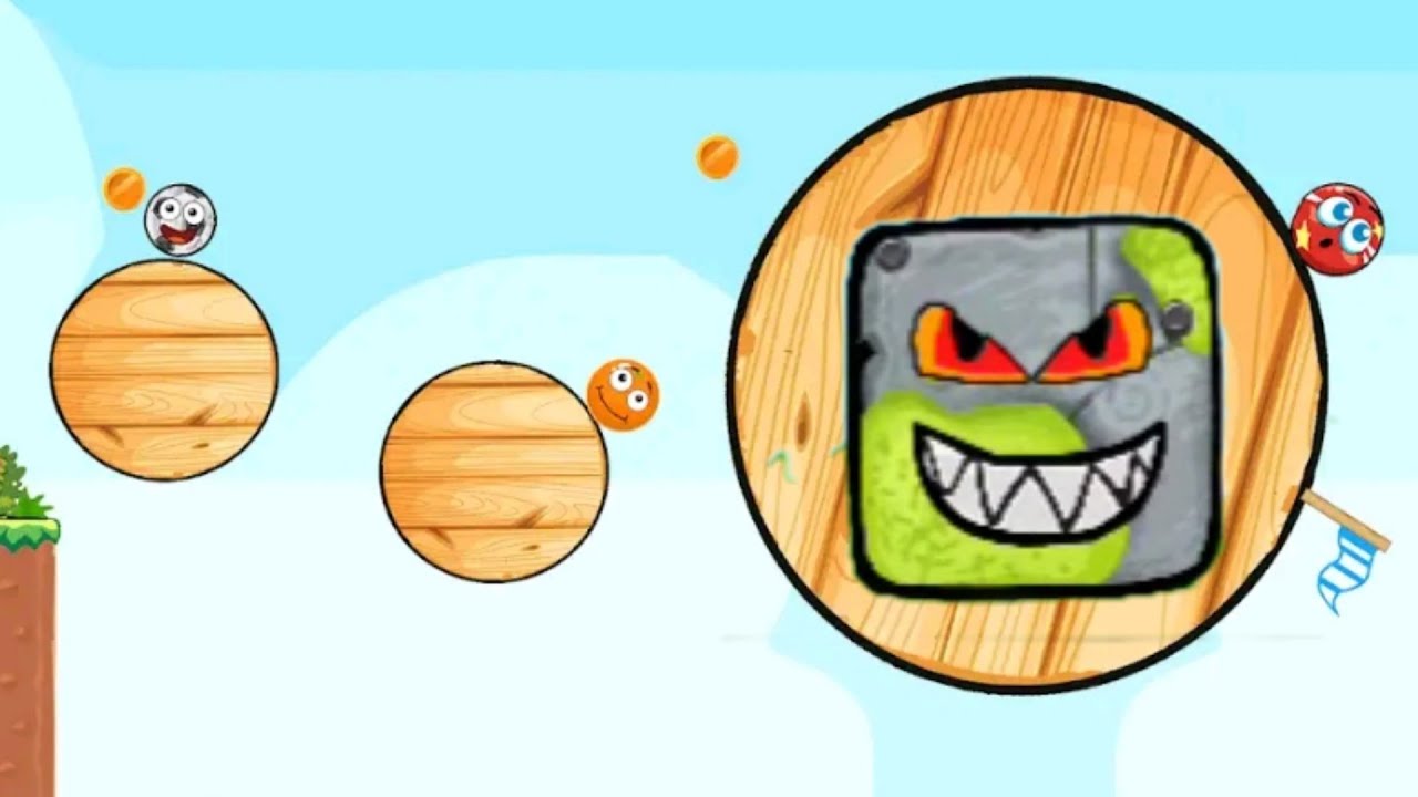 Ball 4 - Red Bosss Challenge - Red Ball Gameplay - Fight All Bosses - Bossy Ball 5