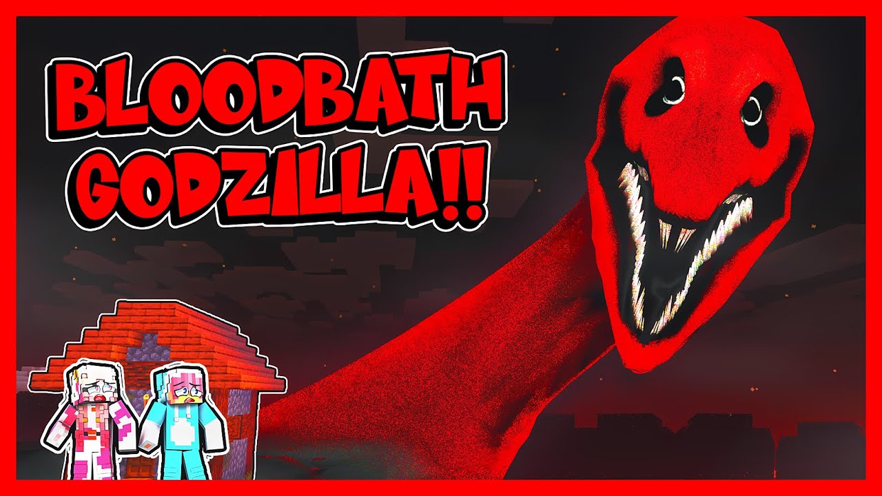 ATUN & MOMON MELIHAT PENAMPAKAN BLOODBATH GODZILLA YANG SANGAT MENGERIKAN !! Minecraft