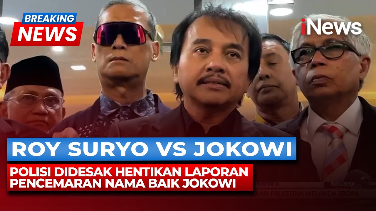 Heboh! Roy Suryo Desak Bareskrim Hentikan Kasus Pencemaran Nama Baik Jokowi | iNews Terkini