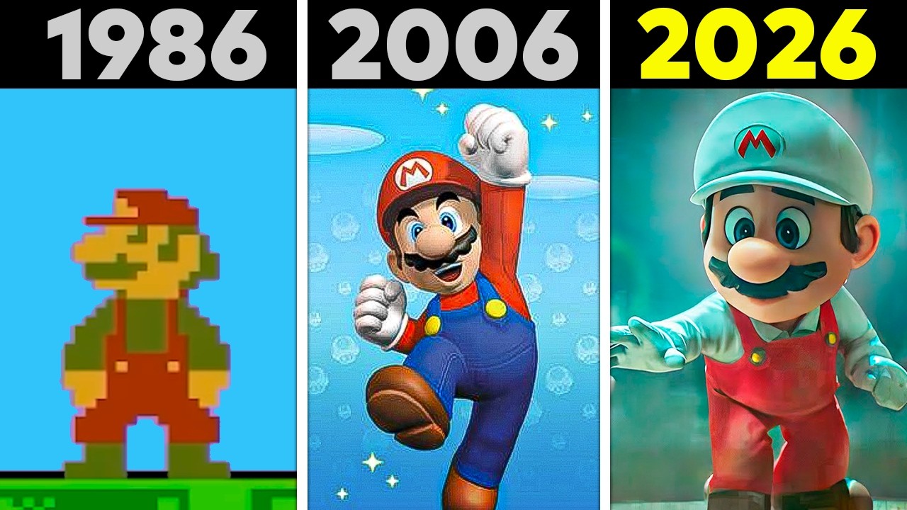 Alles Über die EVOLUTION Die Du Noch Nicht Kanntest von SUPER MARIO BROS! (1981-2026)