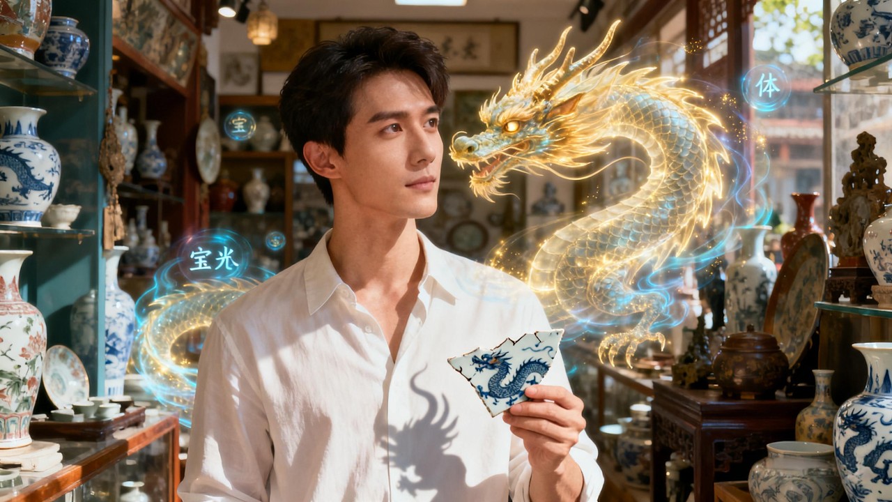 我在古董店打碎花瓶竟獲得“透視眼”！這下老闆騙局被我當場揭穿… 美女老闆求我留下來！