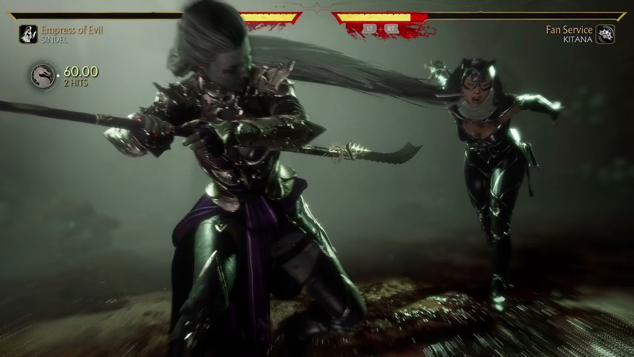 Mortal Kombat 11 - Sindel vs Kitana Gameplay