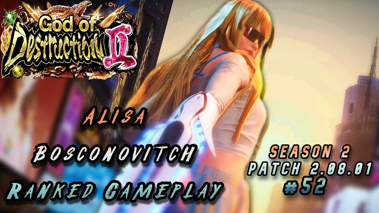 Tekken 8 Alisa Bosconovitch Season 2 Ranked Gameplay!! #52