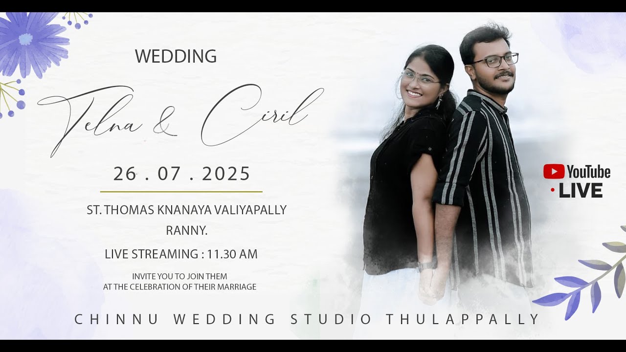 WEDDING CEREMONY || Telna & ciril  ||  St. Thomas Knanaya Valiyapally Ranni