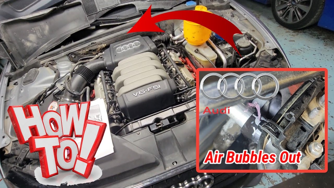 [Как слить охлаждающую жидкость] Двигатель Audi A5/Q6 3.2 л. Простая процедура своими руками