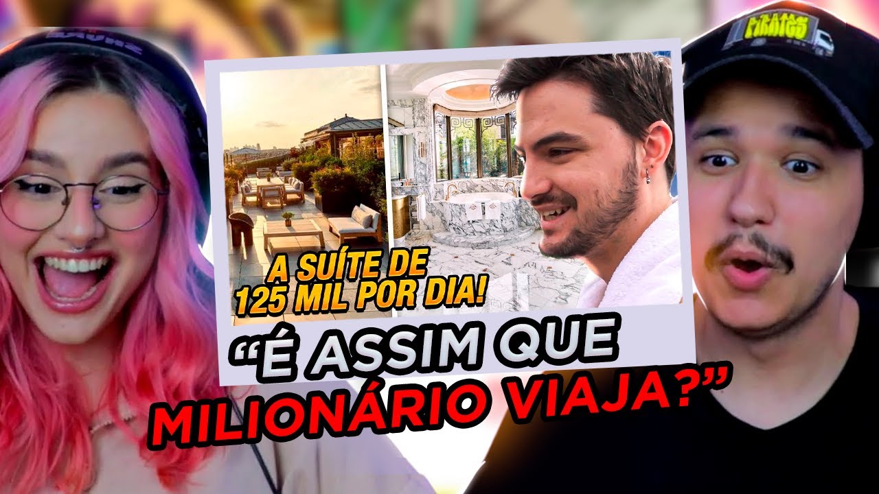 REAGINDO a FIQUEI EM UMA DAS SUÍTES MAIS CARAS DO MUNDO!