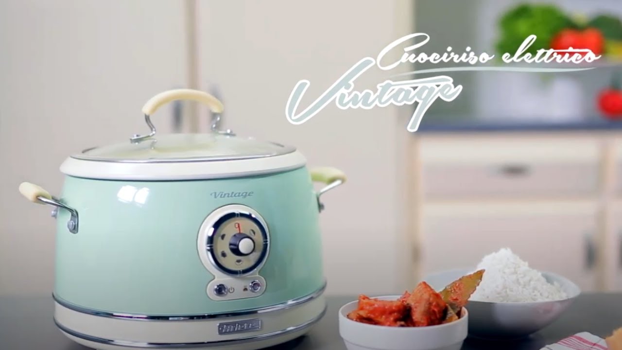 Cuociriso Elettrico &  Slow Cooker Vintage - Ariete 2904