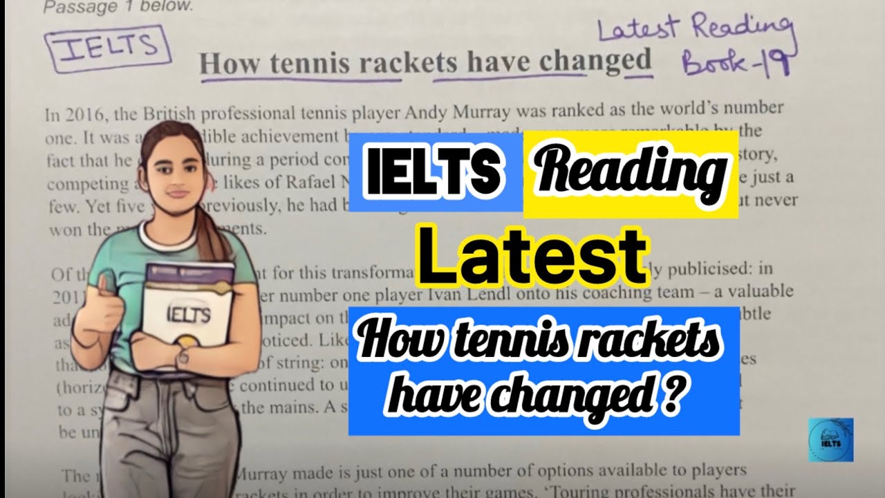 How tennis rackets changed? IELTS Reading Latest #ielts #reading #english #exam