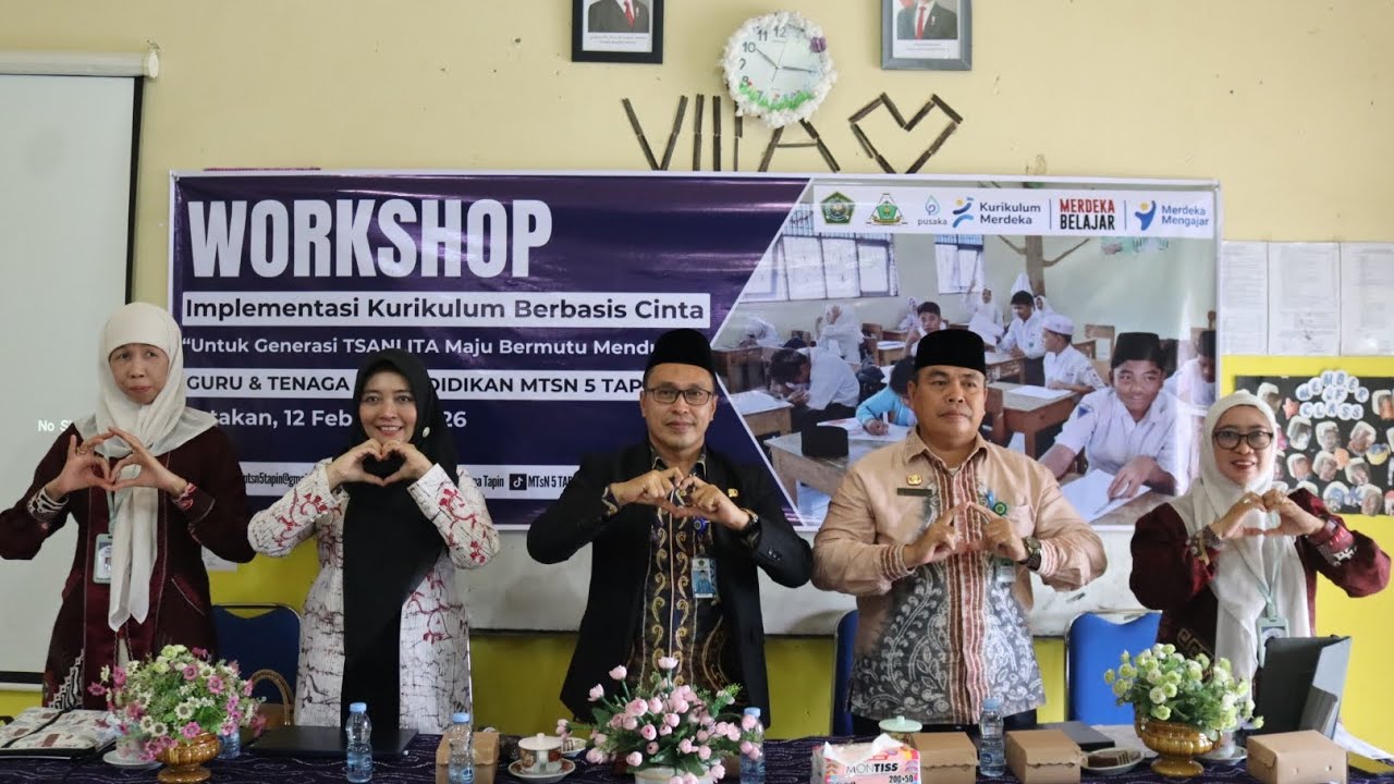 MTsN 5 Tapin Gelar Workshop implementasi KBC  Bersama Kasi Penmad