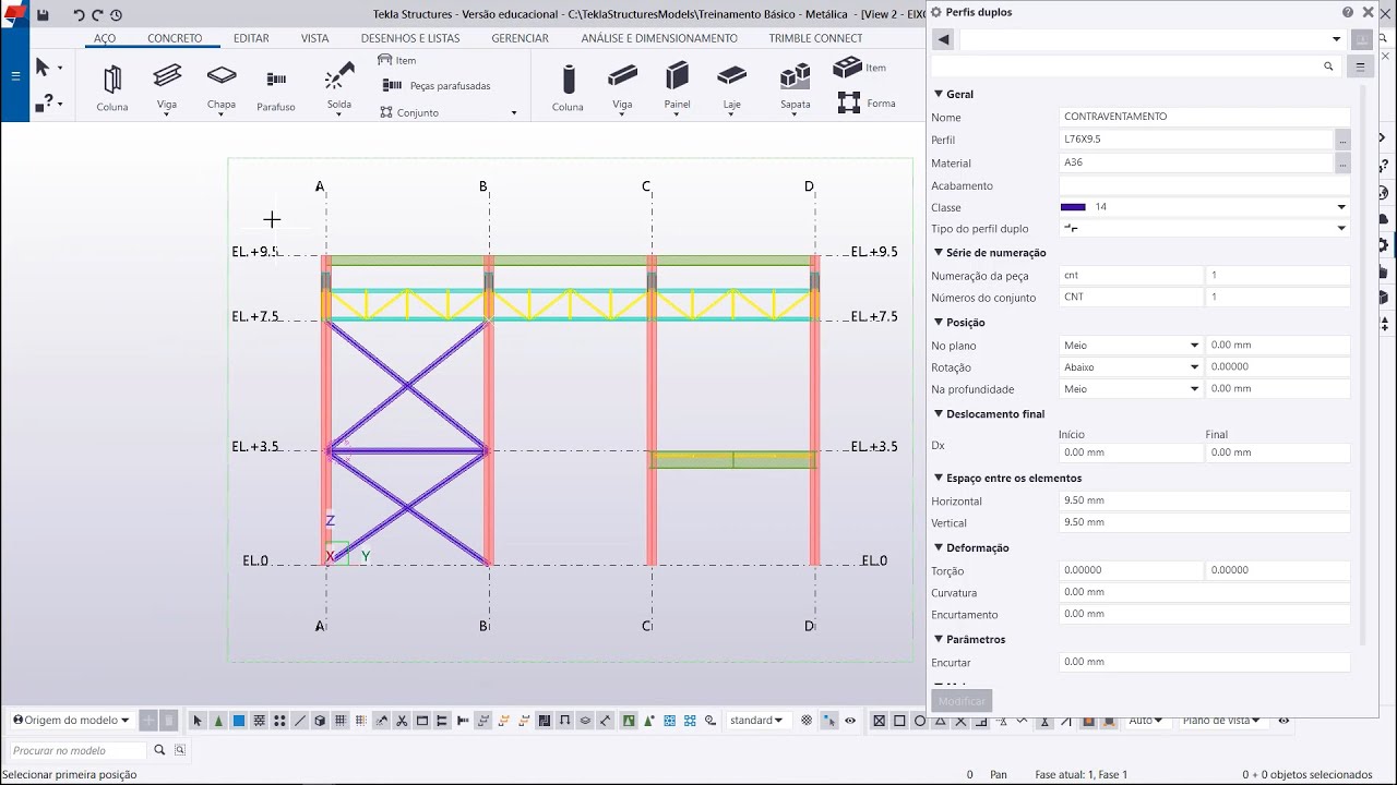 Estruturas Metálicas #20 - Contraventos Verticais