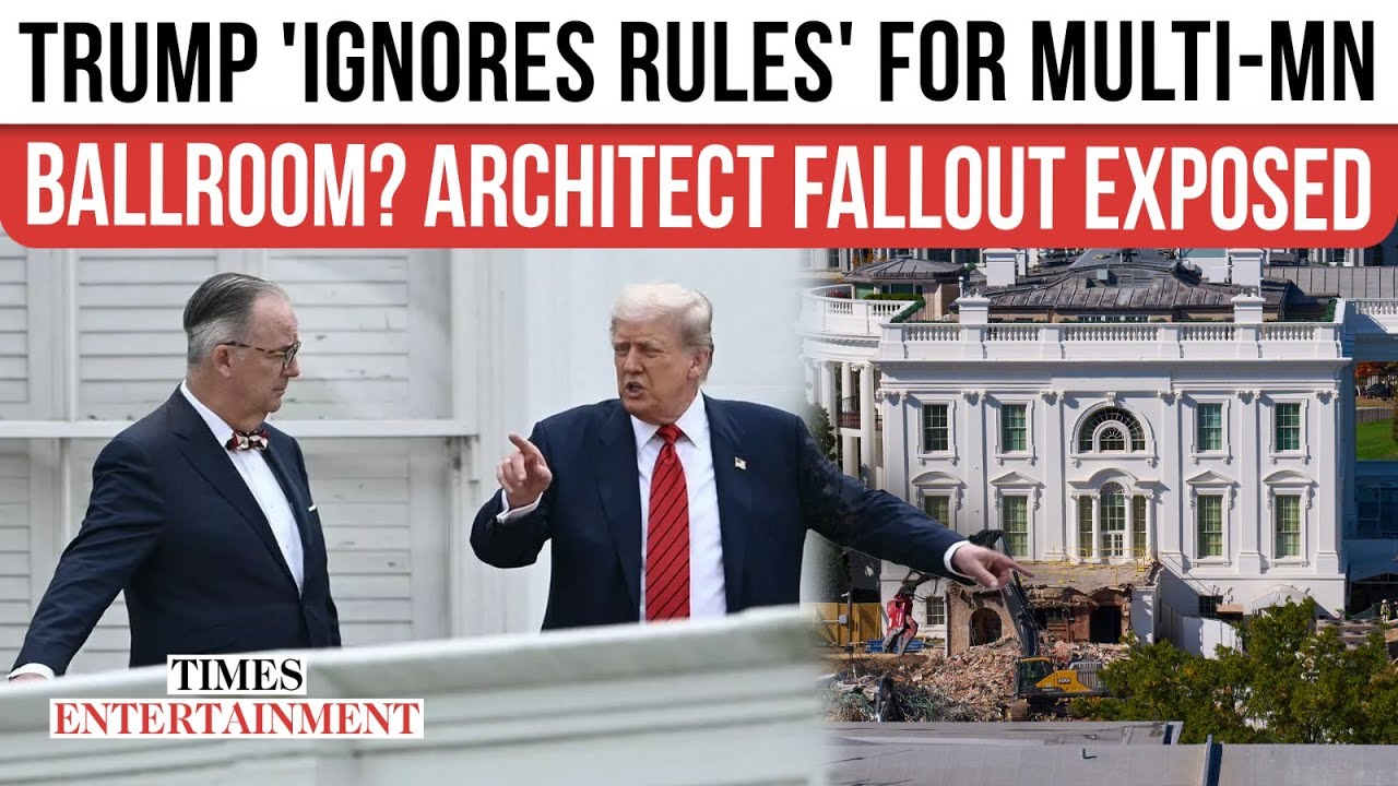 Trump 'Forces' Ballroom Architect, Workers To 'OVERSTEP' RULES? East Wing Controversy EXPLODES
