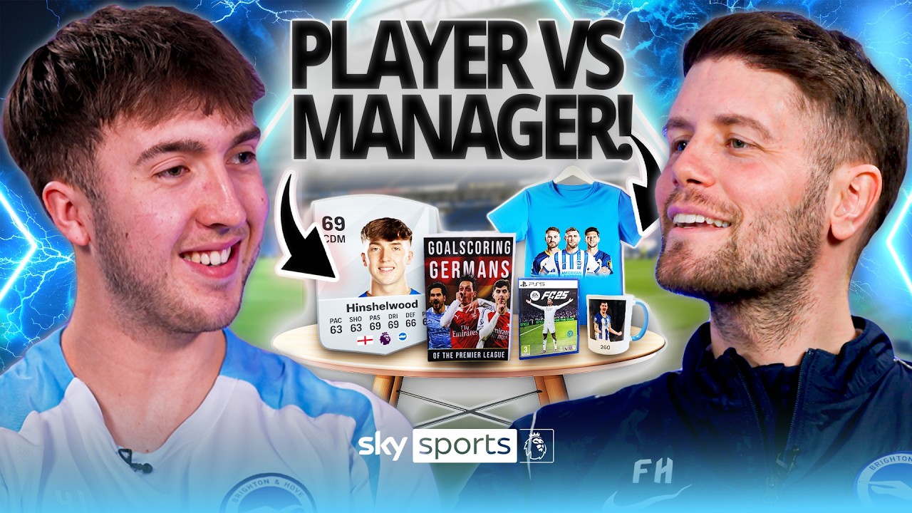 PLAYER vs MANAGER | The answers are ALL IN THE ROOM! 🏅 Hinshelwood vs Hürzeler