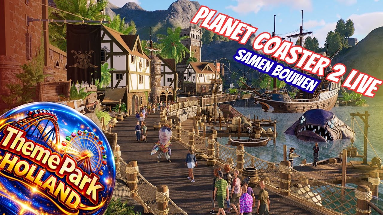 🎢Planet Coaster 2 | Bouwen. Beleven. Pretparkplezier – Live bij Theme Park Holland.