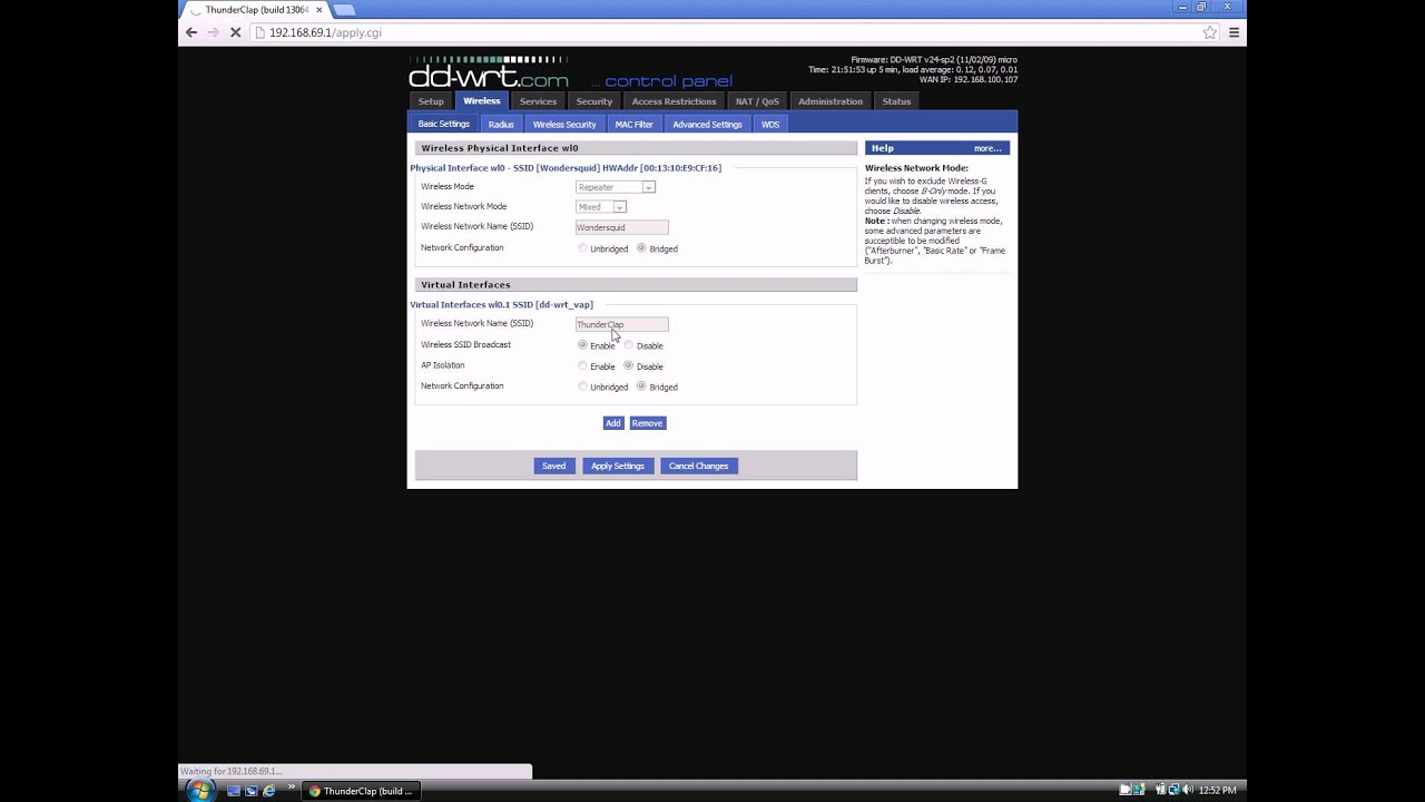 How To Setup Wireless Repeater With DD-WRT