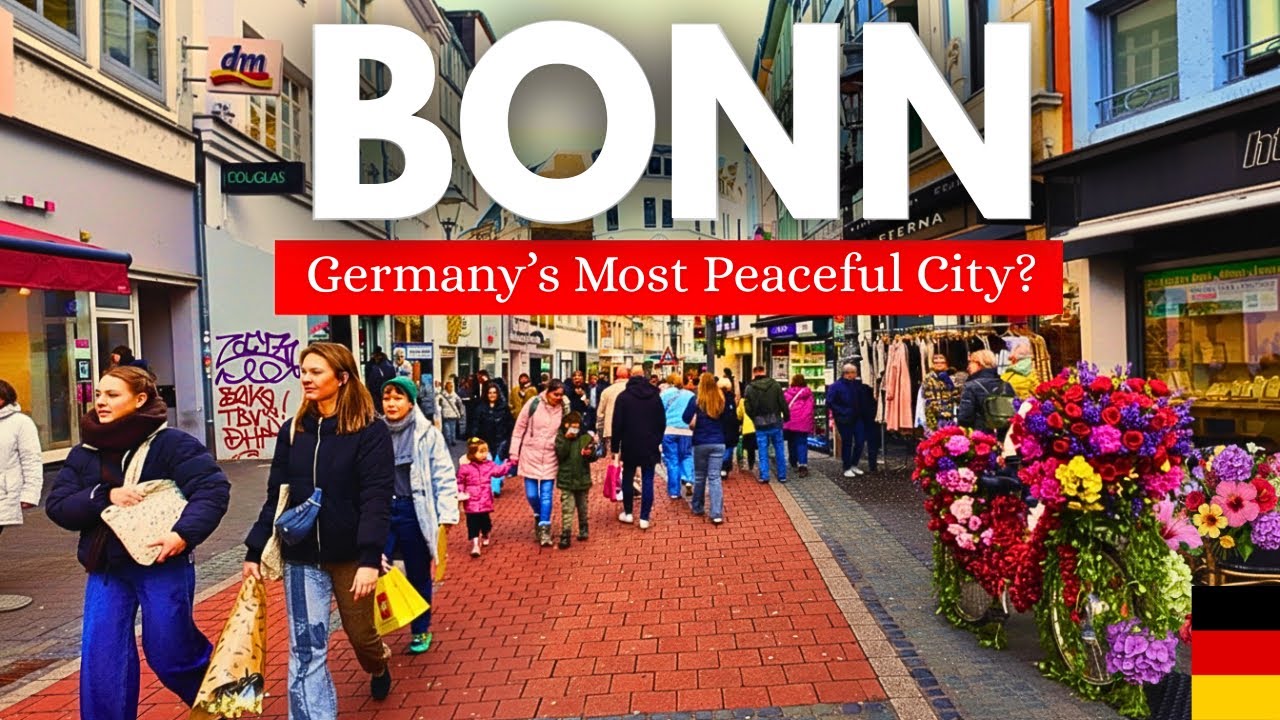 Bonn, Germany 4K ASMR Walking Tour | Germany’s Most Peaceful City? 🇩🇪