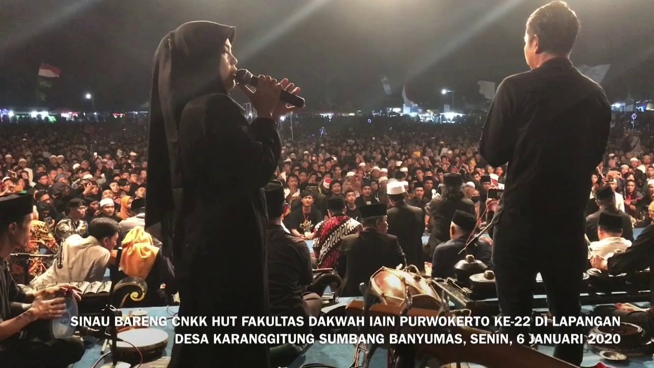 Sinau Bareng CNKK HUT ke-22 Fak Dakwah IAIN Purwokerto Lapangan Desa Karanggintung Sumbang Banyumas