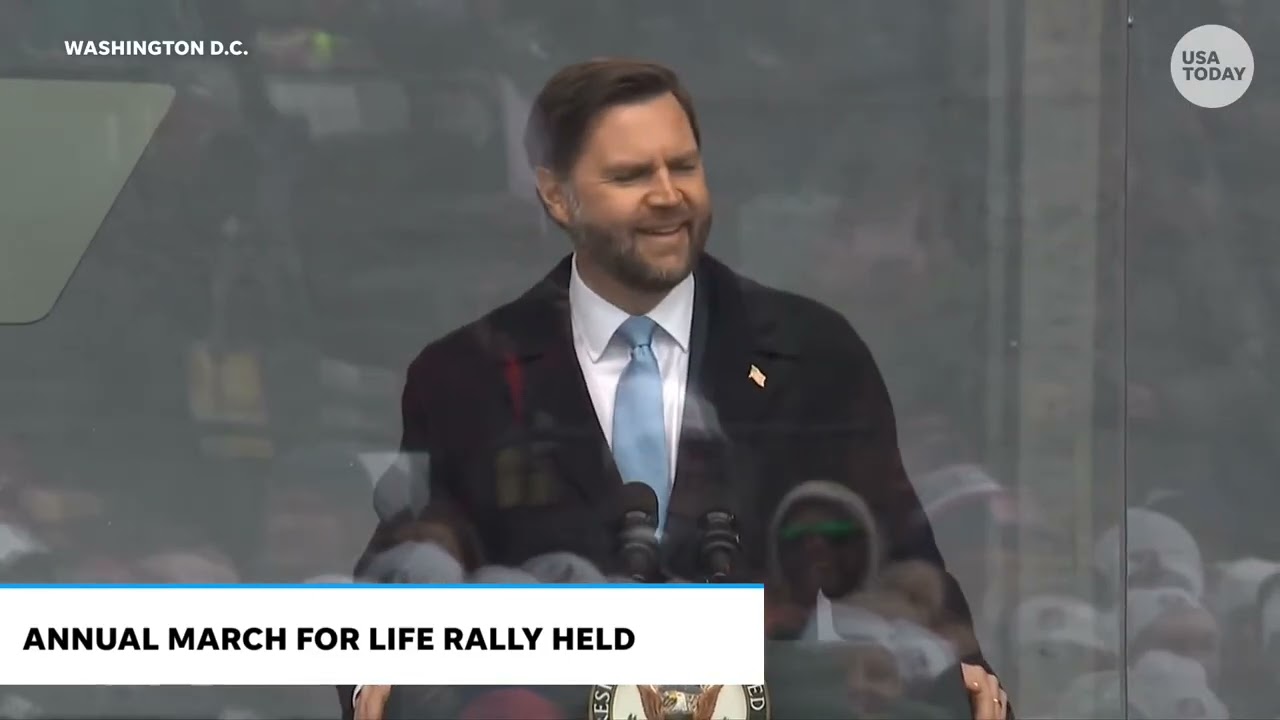 JD Vance's March for Life speech covers anti-abortion stance, upcoming birth of fourth child