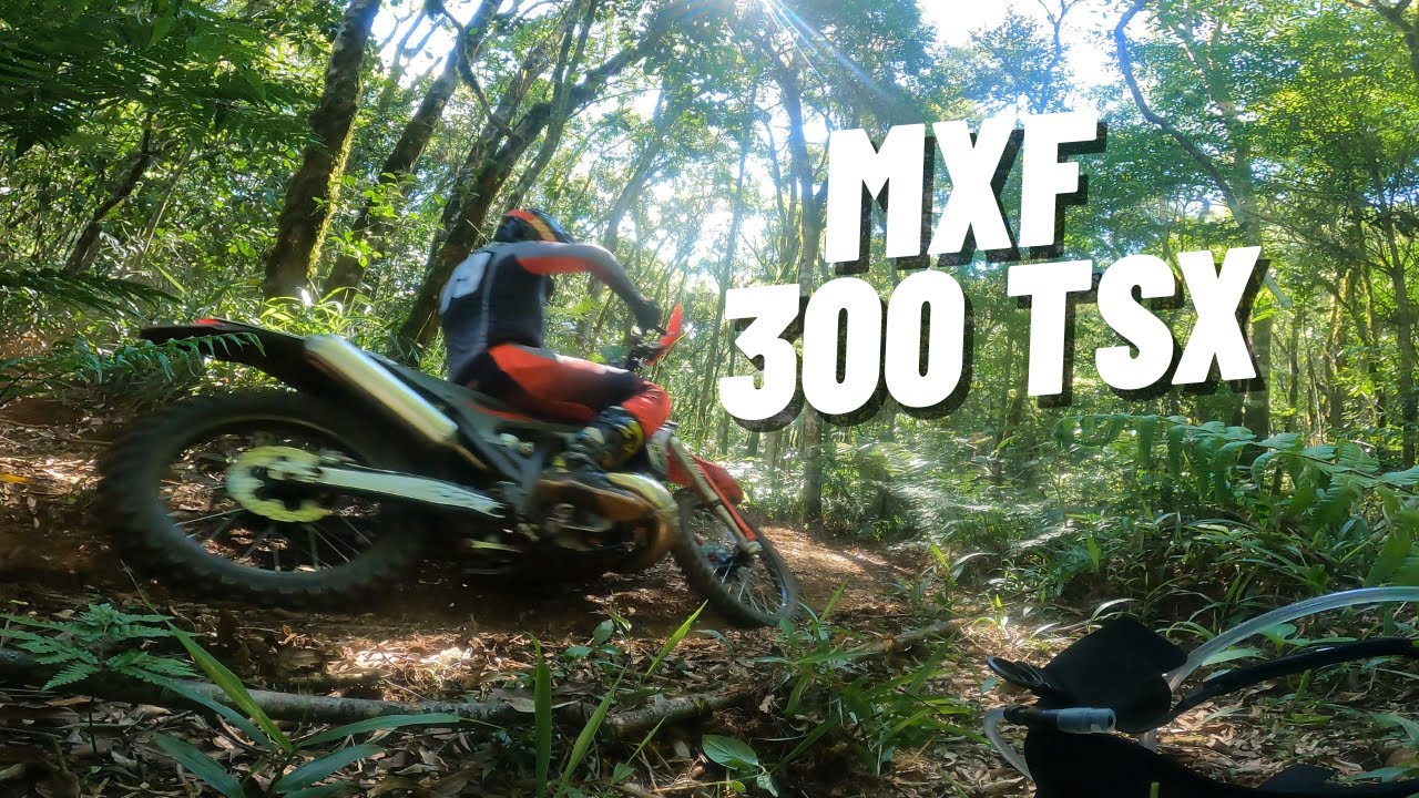 PRIMEIRA TRILHA COM A MXF 300 TSX - SERÁ QUE A MOTO É BOA?