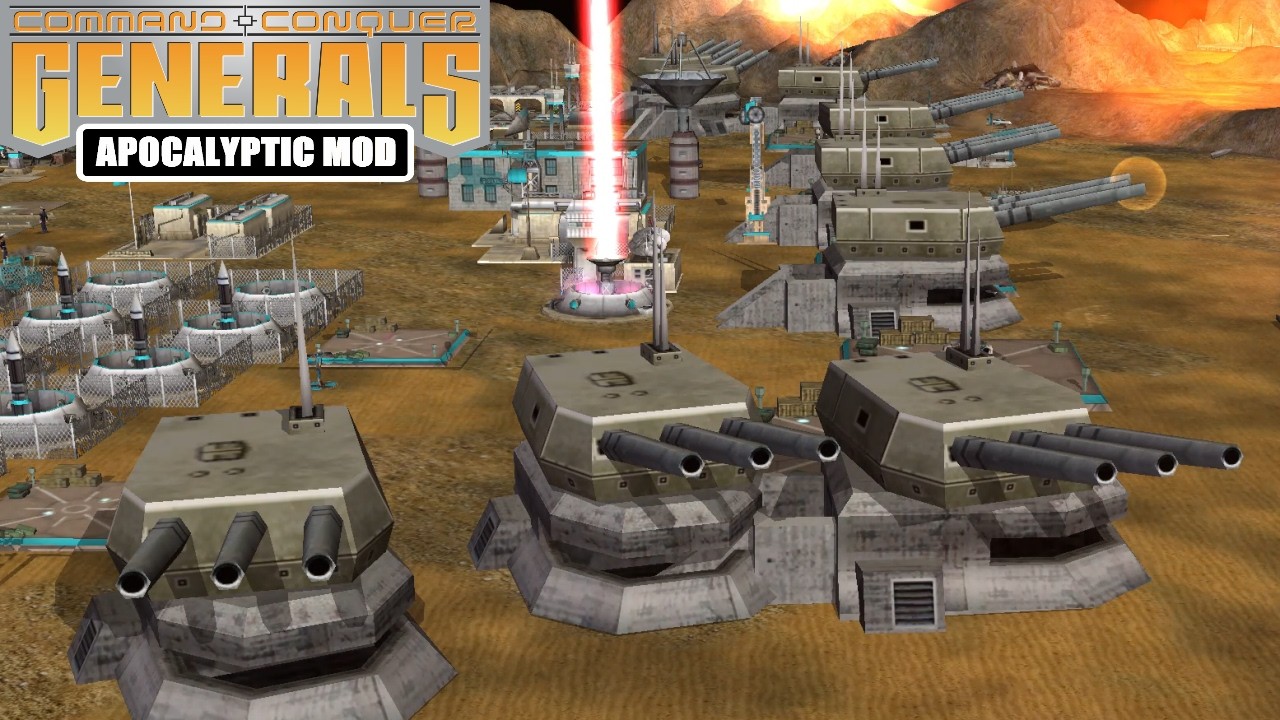 USA SUPREME COMMANDER VS GLA BOSS ARMY!C&C Generals Zero Hour Apocalyptic 2.2