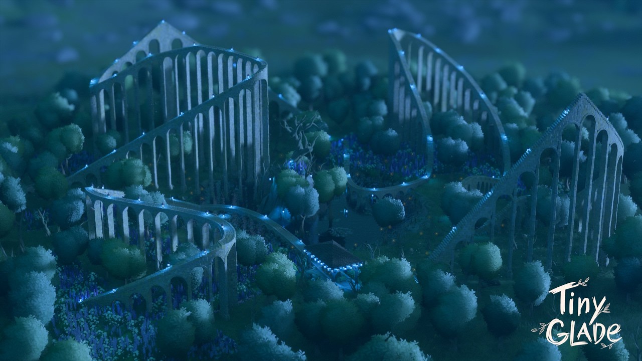 🎉 Special 1 sub 🎉Building a roller coaster in Tiny Glade 🐑 no commentary gampley