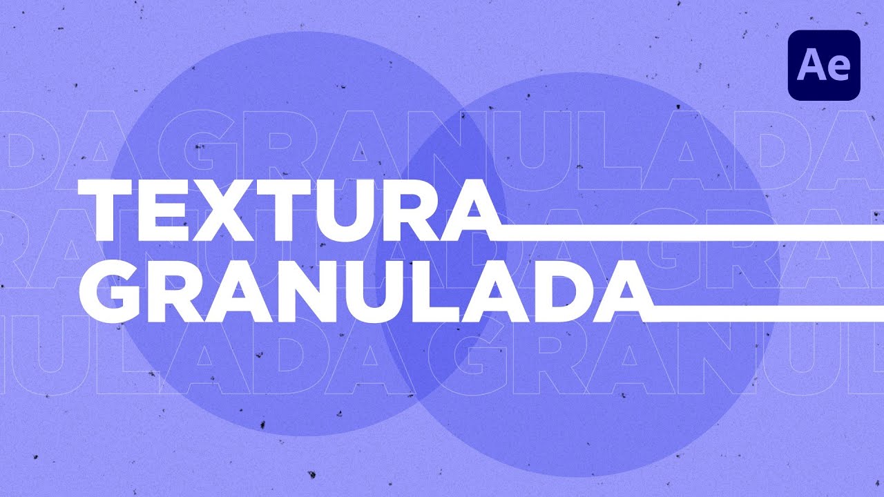Criando textura granulada com noise no After Effects