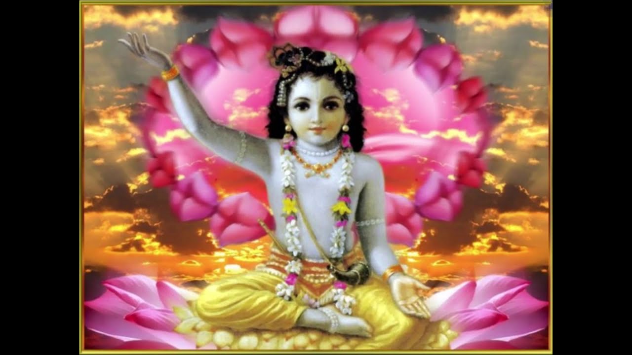 Sri Krishna Ashtakam (Bhaje Vrajaika Mandanam) &ndash; Full with English Translations