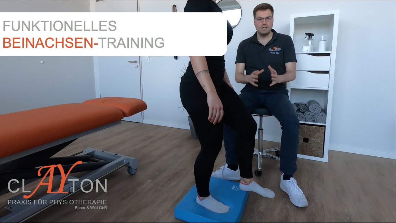 Funktionelles Beinachsentraining (Kniebeschwerden, Hüftbeschwerden, Sprungelenksbeschwerden)