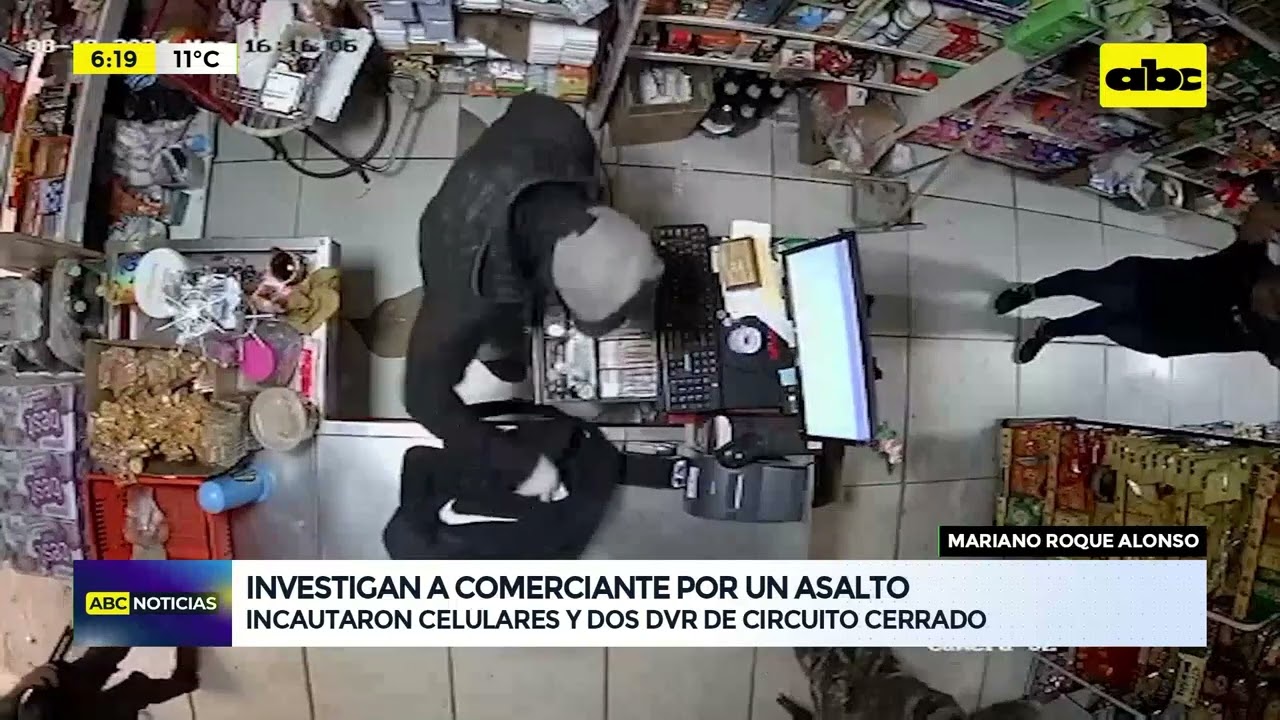 Mariano Roque Alonso: investigan a comerciante que estaría vinculado a un asalto