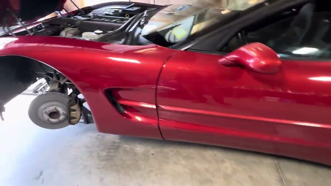 Adjusting the ride height on a C5 Corvette