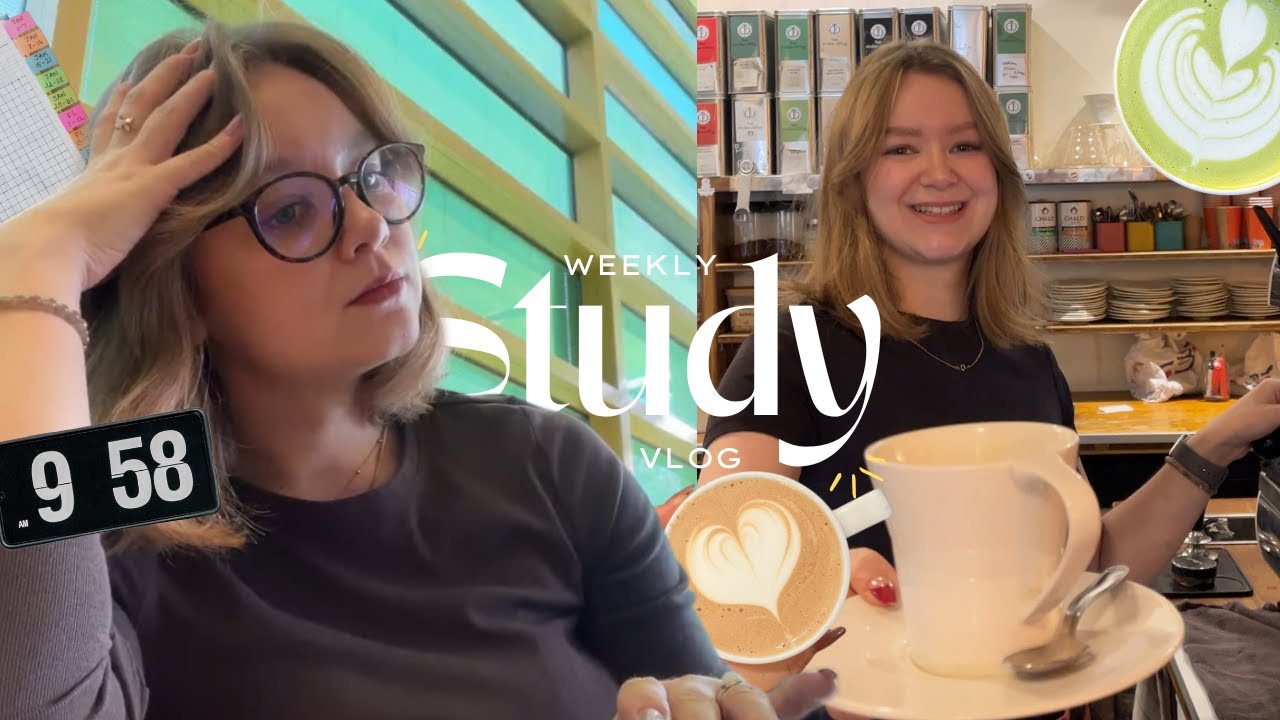 Je jongle entre études et job : weekly vlog étudiant réaliste☕️