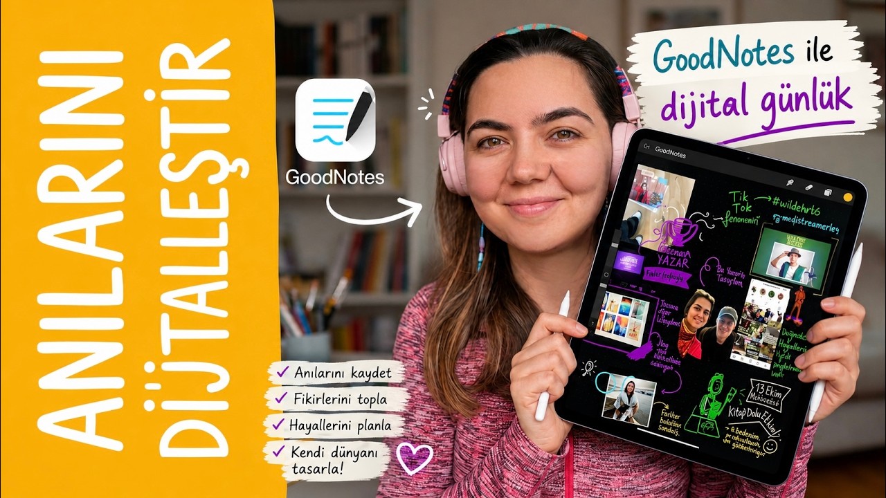 2- Dijital Anı Defteri #goodnotes  ile #digitalmemories