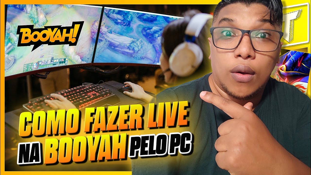 COMO FAZER LIVE NA BOOYAH PELO PC🔥