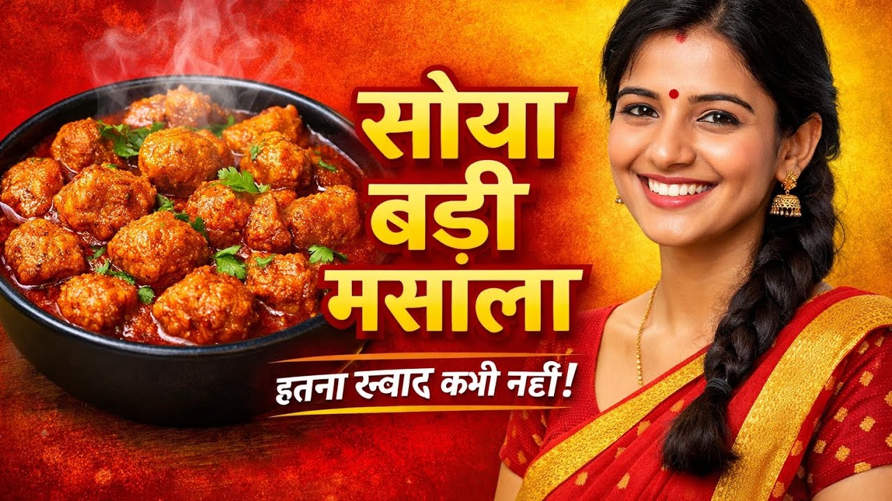 इतनी स्वादिष्ट सोया बड़ी की सब्जी पहले कभी नहीं खाई होगी | Easy Soya Badi Recipe | High Protein 