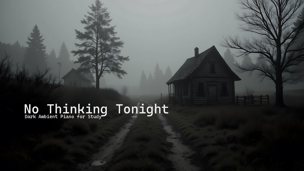 No Thinking Tonight | Dark Ambient Piano for Study
