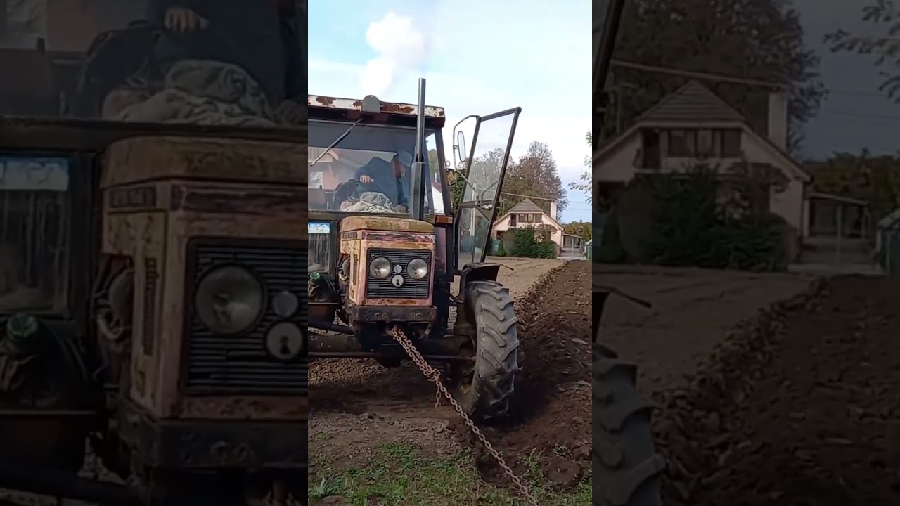 Zetor 7045 pri zataži