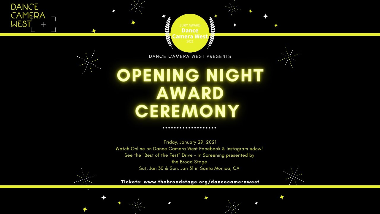 2021 DCW Opening Night Award Ceremony