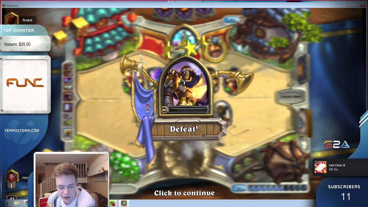 Hearthstone l Funny Stream Highlights - Reynad Tries Tinder