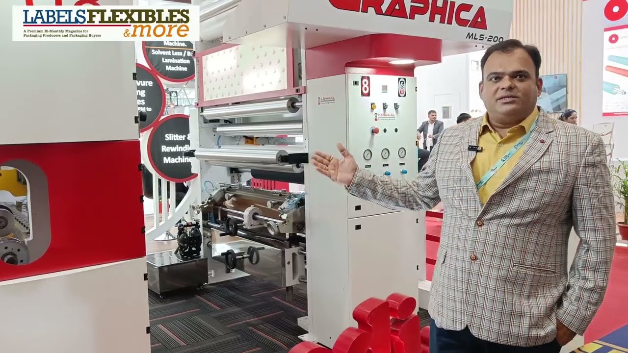 C Trivedi & Co. displayed High Speed Rotogravure Machines at Plast Focus 2024