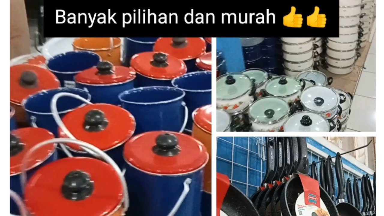 Belanja dan unboxing hasil belanjaan di Wisata Panci Taman Dayu Pandaan
