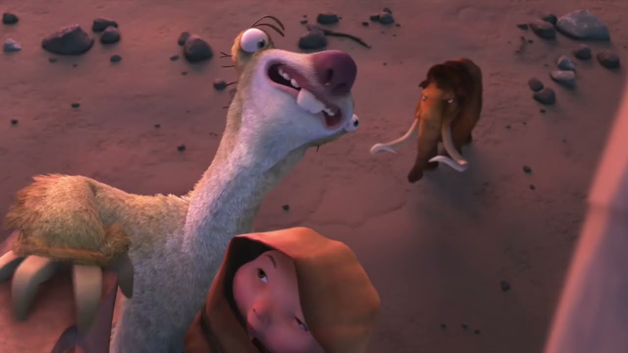 EU T&Ocirc; LEGAL, EU T&Ocirc; LEGAL, EU VOU MORRER!!! SID ESCALANDO do Filme A Era do Gelo  SID engra&ccedil;ado
