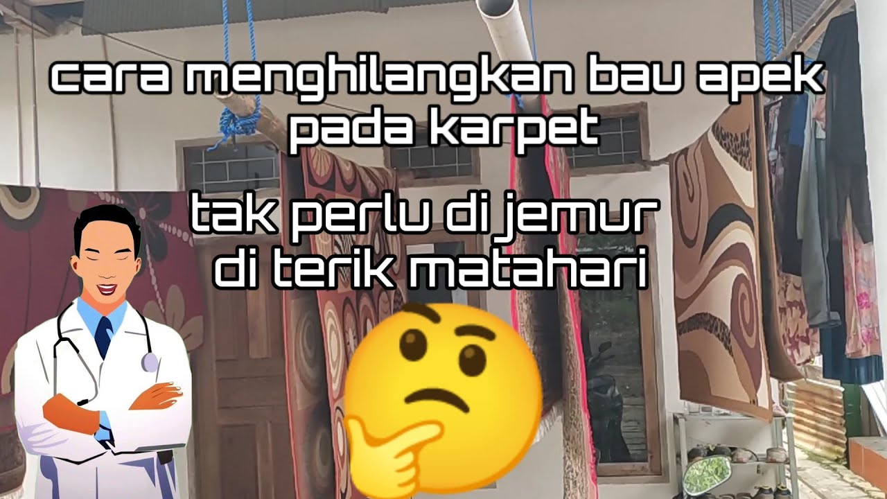 cara menghilangkan bau pada karpet saat tidak terkena matahari! ternyata sangat mudah
