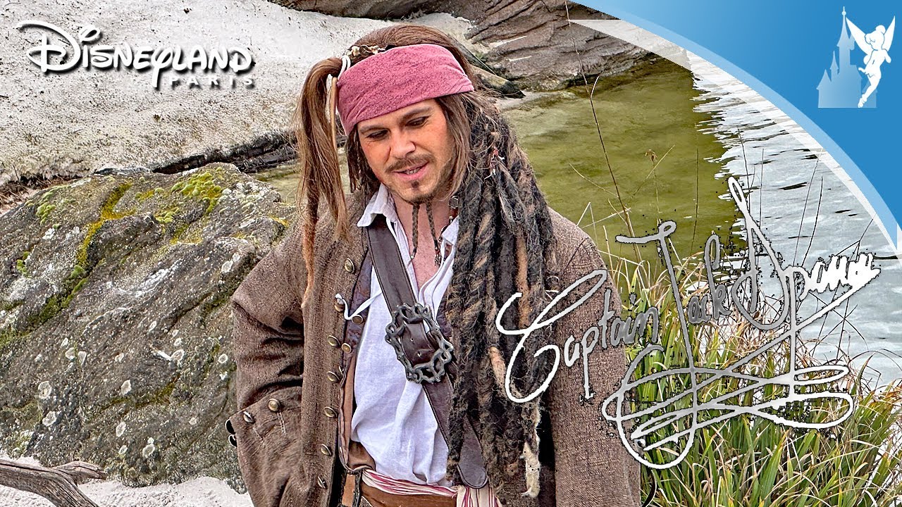 ☠ Jack Sparrow from Pirates of the Caribbean in Disneyland Paris 2023