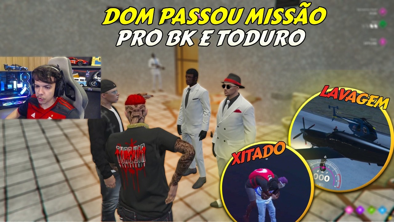 DOM PASSOU MISSÃO PRO BK E TODURO | NOVA LAVAGEM NA CIDADE    -   BKINHO HYPE RP