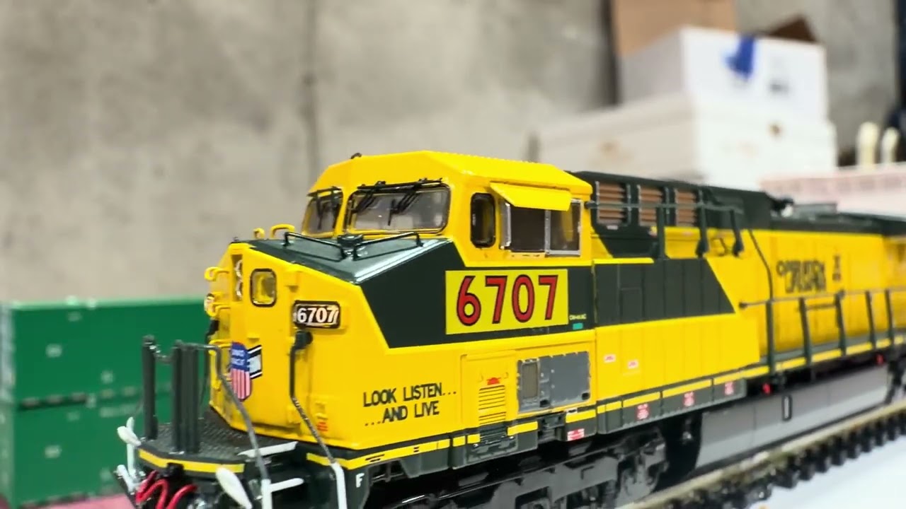 N Scale GE AC4400CW, 6707, Union Pacific/ex-C&NW/Operation Lifesaver/Patched