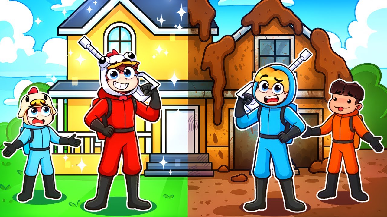 Nous avons dû Nettoyer cette MAISON sur Power Wash Simulator 2 !