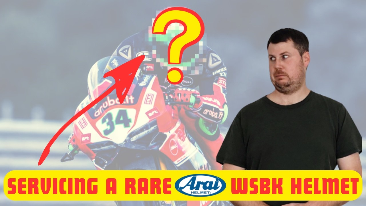 Я обслуживал редкого клиента, получившего реплику шлема ARAI из WSBK.